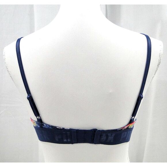VICTORIA'S SECRET PINK DATE PUSH-UP BRA WOMENS SIZE 32C Neon Free Shipping - Picture 3 of 5